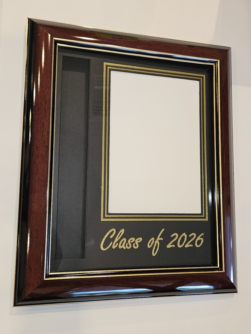 Class of 2026 Picture Frame - Opening For Graduates 5x7 Picture And Tassell